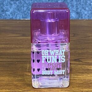RARE Victoria's Secret PINK Oh What Fun is Pink Body‎ Mist 2.5 fl oz Peony READ